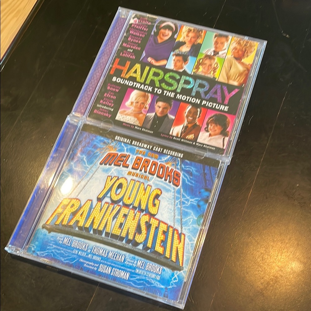 Musicals Broadway show cd’s young Frankenstein & hairspray the motion picture cd